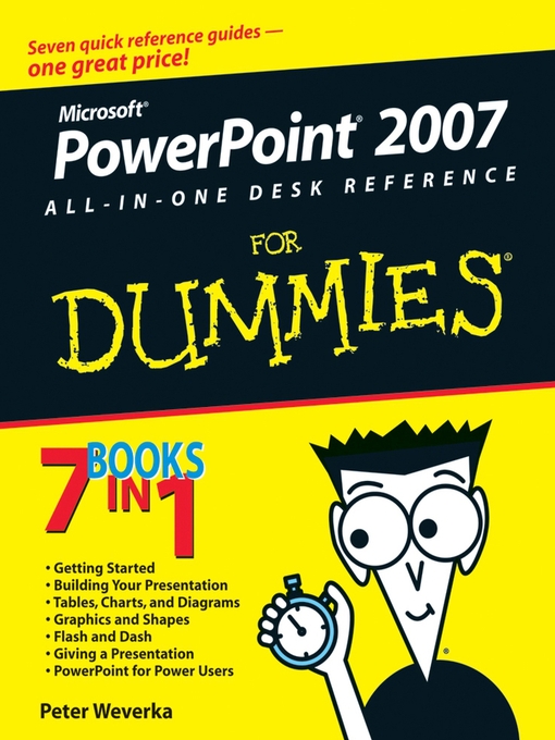 Title details for PowerPoint 2007 All-in-One Desk Reference For Dummies by Peter Weverka - Available